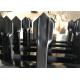 1500mm High X 2400mm Garrison Fencing Wide 2 rails 40X40X1.6 Upright 25X25X1.2 Crimped Spear With Post 65X65mm*1.60mm