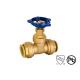 Cast Iron With Paint Hand Wheel BrasS ASTM Brass Ball Valves For Water Oil Gas