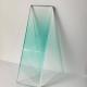 Icy Blue Gradient Laminated Glass Shower Enclosure Indoor Partition Wall