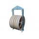 Cast Steel Cable Pulling Pulley Three Wheels Stringing Block For Conductor