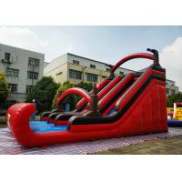 Silk Printing Large Pirate Inflatable Slip Slide For Backyard Activities