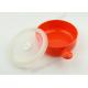 PP Freezer Microwave Safe Containers , Microwave Bowls With Lids And Handles