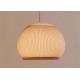 Fabric Shade with acrylic ABS modern wedding restaurant E27 pendant lamp