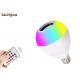 12W RGB Bluetooth Light Bulb 6500K Wireless Speaker Light Bulb For Hotel