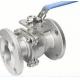 2pc Ball Valve With Flanged with Direct Mount Pad  (SS316/SS304/WCB)