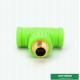 ISO15874 Standard Green Plastic Pipe Fittings Equal Shape Smooth Inner Walls