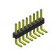 Pin Header Connector 2.54mm Single Row R/A TYPE 1*2PIN To 1*40PIN H=2.54MM