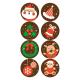 500g/Roll Decoration Self Adhesive Christmas Gift Custom Sticker Labels