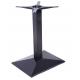 Bistro Table Base Cast Iron Square Metal Table Legs Modern Style powder coat
