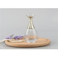 Customize Luxury Clear Glass Pump 100ml Perfume Bottle For Perfume Packaging