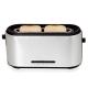 Home Appliances Stainless Steel 2 Slice Toaster Automatic Pop Up Function steel toaster