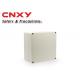 Stable Square Plastic Junction Box CNC Technology 160*160*90 Millimeter