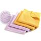Microfiber Scrubbing Cloth Yellow Pink For Universal Cleaning