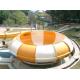 Durable Giant Space Bowl Slide Custom Aqua Park Equipment 12 Meter Tower