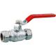 15mm 22mm 28mm Compression Brass Ball Valves With Chrom Color