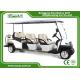 Comfortable Electric 8 Seater Golf Cart For Sightseeing 114MM Grounding Clearance