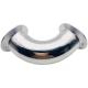 WZ Sanitary Stainless Steel 304 316 90 Degree Pipe Elbow with Cylindrical Head Code