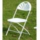 China Fan-Back Folding Chair for Church,Outdoor Wedding Event