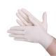 Breathable Disposable Medical Gloves Latex Powdered Disposable Gloves White