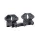 Black Shield Color Weaver Mounts And Rings Quick Release Nut For Instant Attach