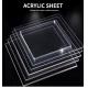 2mm 3mm 4mm 5mm Transparent Acrylic Sheet Heat Resistant Customized Sizes