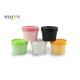 PP 100g Plastic Cosmetic Jars For Facial Mask Powder Flowerpot Shape