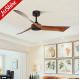 6 Speeds Remote Control Plastic Decorative Ceiling Fan Without Light