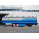 Transportation 48000L Q345 Mild Steel Oil Tank Trailer 3 Axle