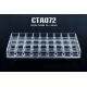 Acrylic 36 Holes Transparent  Permanent Make Up Tattoo Ink Cup Holder
