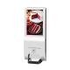 Non - Touch Floor Standing Digital Signage Hand Sanitizer Dispenser Advertising