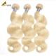 Brazilian Human Hair Body Wave Ombre Color 613 Remy Human Hair Extensions