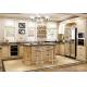 Classic Custom Solid Wood Kitchen Island Cabinet With Black Stone Top