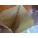 Food Packaging Kraft Paper Pouch , Kraft Stand Up Pouches Strong Sealing Strength