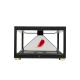 Inverted Pyramid Hologram Display 100x100cm Showcase 360 Degree For Shopping Malls