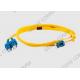 Multimode LC to SC Duplex Fiber Patch Cord 30M Lengths