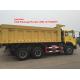 Yellow Sinotruk Howo 6x4 371hp Heavy Duty Dump Truck