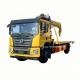 4 * 2  Huashen  8-10 Tons   Road Rescue Trailer With 8 Tons Crane  Tow Truck   With  Crane