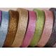 Bright Colors Glitter Wired Ribbon Widely Used For Crafts / Packaging