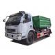 Dongfeng dfac 4X2 6cbm hook arm garbage truck 8cbm hook lift arm garbage truck, new wastes collecting vehicle for sale