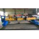 Multi Languages Gantry Flame / Plasma Cutter CNC Machine Arc Voltage Height Control