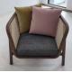 Fabric Wood Loft Lounge Armchair Furniture Living Room Chairs Customized Sizes