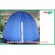 Blue Inflatable Planetarium Tent , Cinema Projection Doem Tent