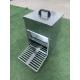 5kg Auto Chicken Feeder Treadle Self Opening Galvanized Chook Poultry