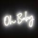 It Was All A Dream Oh Baby Wedding LED Custom Light Up Neon Wall Signs Word Lights Letters Girl