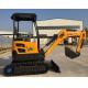 2000rmp 2 Ton Mini Excavator , 20hp Walk Behind Mini Excavator