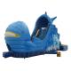 Children Entertainment Large Inflatable Slide Dolphin Boat Inflatable Floating Water Slide