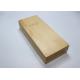 Natural Color Pine Storage Box With Lid , Clear Lacquer Wooden Tie Box