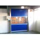Full Transparent 1.5mm PVC Window High Speed Industrial Doors In Warehouse