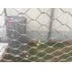 Knotted Aviary Wire Fencing , Bird Cage Wire Mesh With Stainless Steel 316 304