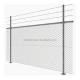 Galvanized PVC Coated Chain Link Fence for Privacy in Metal Frame at an Affordable